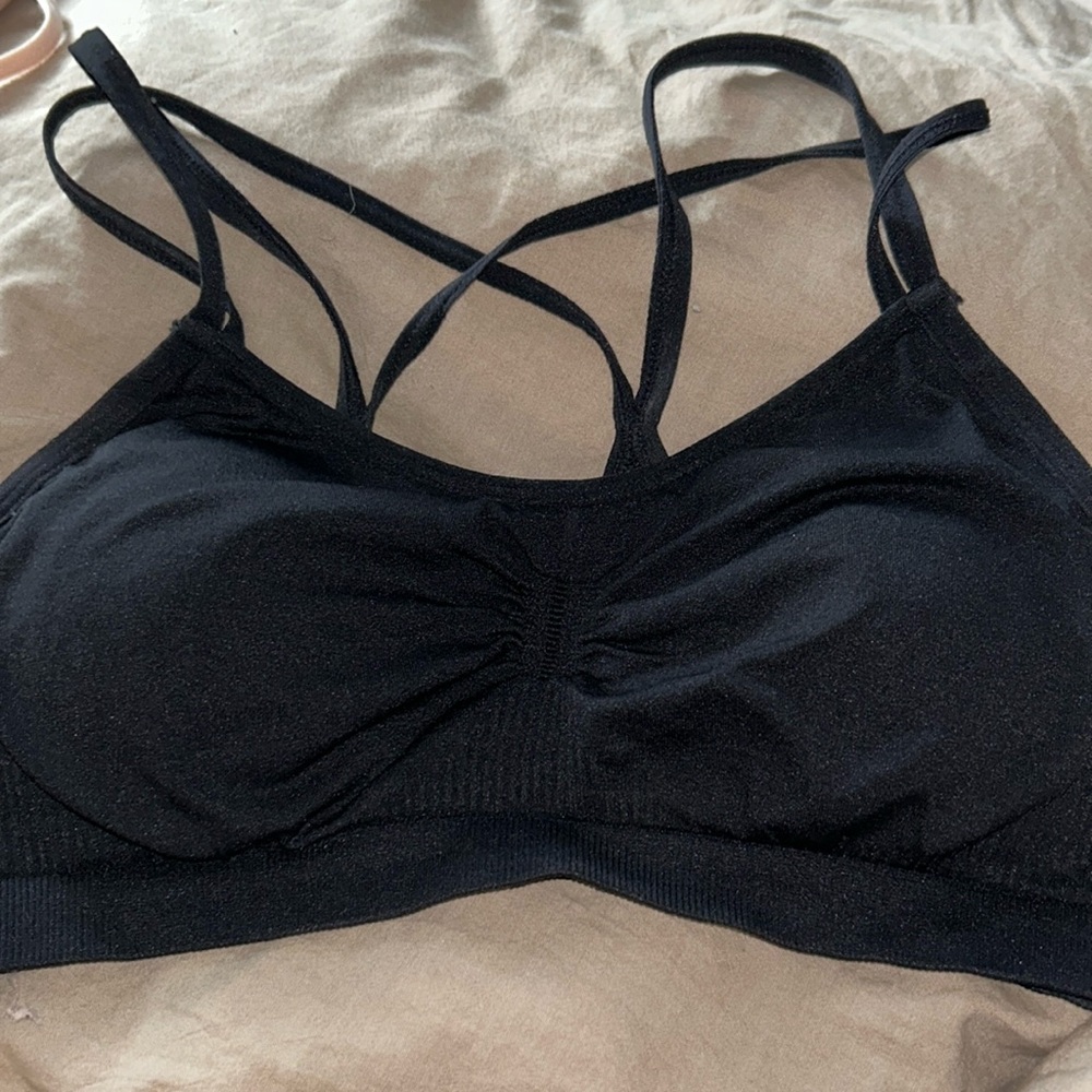 Black Sports Bra